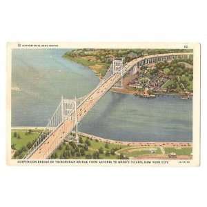   : PostcardTriborough Bridge Wards IsNew York City 30: Everything Else