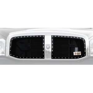   RX Series Black Studded Frame Main Grille, (2 Piece): Automotive