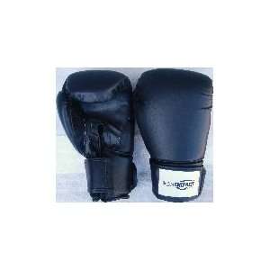  PU Leather Training Boxing Gloves   Black: Sports 
