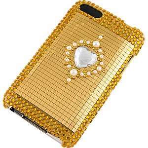   Cover for iPod touch (2th gen.), Mirror Gold Full Diamond Electronics
