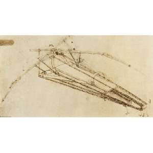  Hand Made Oil Reproduction   Leonardo Da Vinci   24 x 12 