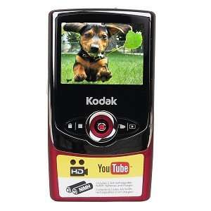  Kodak Zi6 Pocket HD Camcorder   Refurbished   (Red 