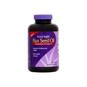   Flax Seed Oil 1000mg Omega 3 200 Softgels: Health & Personal Care