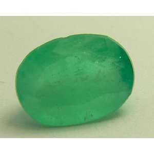 3.46 Cts Colombian Emerald Oval Cut 