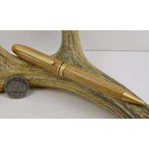 Bamboo Euro Pen With a Satin Gold Finish: Office Products