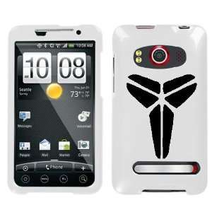  HTC EVO 4G BLACK MAMBA KOBE LOGO ON A WHITE HARD CASE 