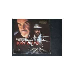 Signed Just Cause (Sean Connery / Lawrence Fishburne) Laser Disc Cover 