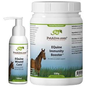  PetAlive EQuine Wound Care and EQuine Immunity Booster 