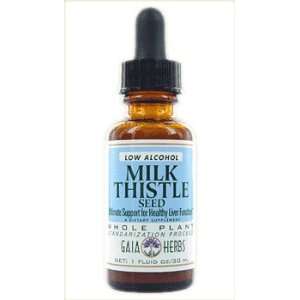  Milk Thistle Seed Low Alcohol Liquid Extracts 4 oz   Gaia 