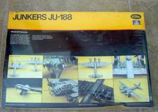 Junkers Ju 188 E 2 Model Kit NIB 1/72 Airplane Testors  