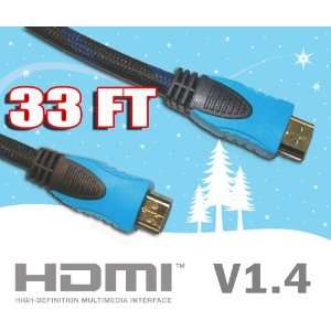  HDMI Cable 33 Feet 10 Meters V1.4 High Speed Audio Vedio 