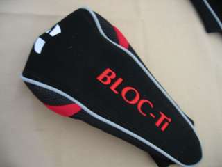 PINEMEADOW BLOC TI 455 CC BLOCTI DRIVER HEADCOVER NEW  