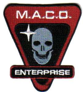 Star Trek Enterprise MACO Commandos Skull Logo Patch  