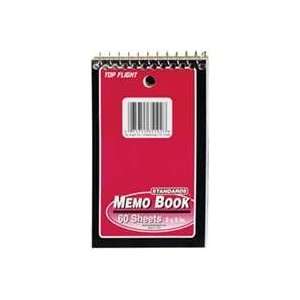  Top Flight 4610618 60 Sheet Wirebound Memo Book 3x5 