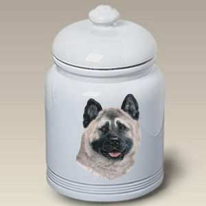  Akita Ceramic Treat Jar 10 High #45098