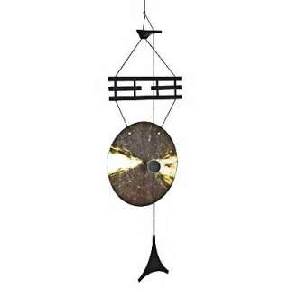 Woodstock I CHING GONG Black Chinese Wind Gong Bronze  