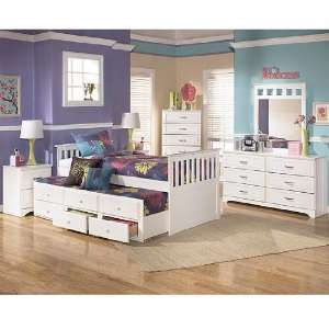  Lulu Youth Bedroom Set (Panel Bed with Trundle Drawer Box 