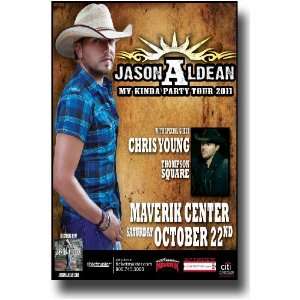  Jason Aldean Poster   Concert Flyer   My Kinda Party Tour 