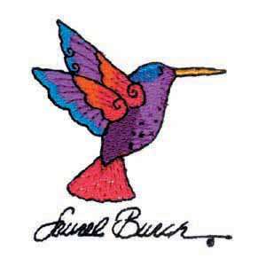 Embroidery Machine Design CD LAUREL BURCH FLYING COLORS  