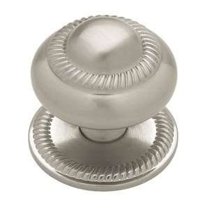  37mm Roped Knob with Backplate, SATIN NICKEL: Home 