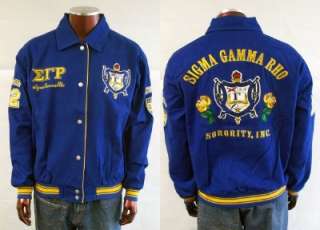 Sigma Gamma Rho Twill Long Sleeve Twill Jacket XS 3X  