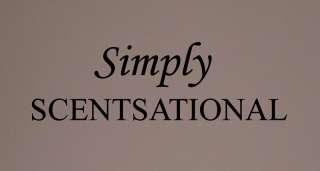 Simply Scentsational Trendy Vinyl Vynil Wall Art Decal  