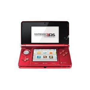  Nintendo 3DS Handheld Gaming System   Flame Red: Toys 