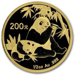  2007 (1/2 oz) Gold Chinese Pandas   (Sealed): Health 