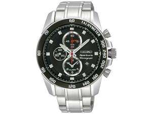    Seiko Sportura Black Dial Mens Watch #SNAE69