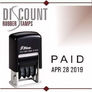   Date Stamp   PAID   S 303   BLACK INK (42511 PAID K): Office Products