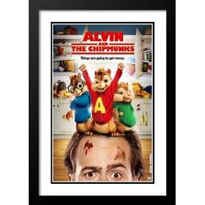  Alvin and the Chipmunks 20x26 Framed and Double Matted 