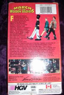 MARCH OF THE WOODEN SOLDIERS LAUREL & HARDY VHS Tape from 1991  