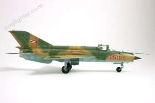 Model airplanes for sale MiG 21 Fishbed Warsaw Pact Pro Built 1:48 