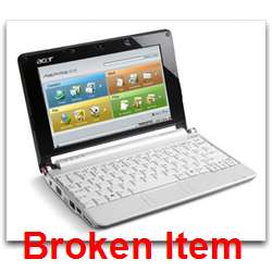 Acer Aspire One ZG5 BROKEN   White  