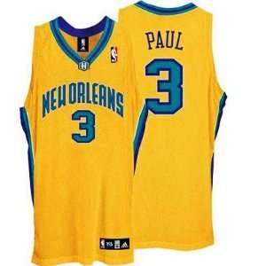   : New Orleans Hornets #3 Chris Paul Yellow Jersey: Sports & Outdoors