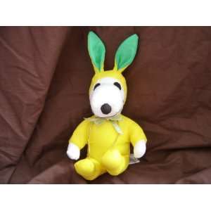  Snoopy Easter Yellow Bunny 8 Plush Toy By Determined 
