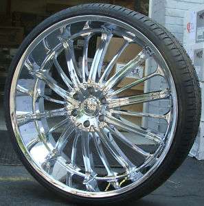 28 Wheels Tires Akuza Belle Tahoe Silverado Cadillac  