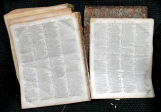 1884 antique PULLINGER FAMILY BIBLE benner ephemera  