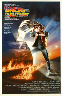 Back to the Future 1985 Orig Movie Poster Near Mint MT  