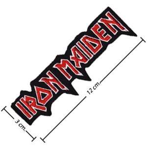  3pcs Iron Maiden Music Band Logo III Embroidered Iron on 