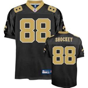 Jeremy Shockey Jersey: Reebok Authentic Black #88 New Orleans Saints 