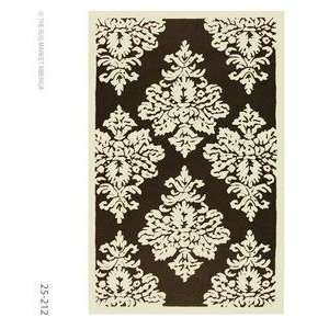 The Rug Market America Resort Damask Brown 25212 Brown/ivory 2X3 Area 