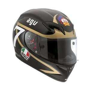  AGV Grid Barry Sheene Replica Helmet   2X Large/Black/Gold 