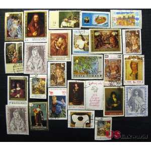   Different Kind of Famous Painting Stamps Collection 