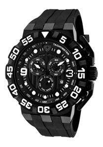   NEW Mens Challenger Chronograph Black Dive Watch 10125 BB 01 SA  