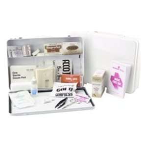  50 Person Speciality First Aid Kit  Metal & Filled: Home 
