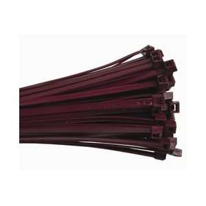  Air Handling Cable Tie, 7 50lbs 100pk Burgundy UL Listed Electronics