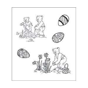   Rubber Stamp Set 5X6.5 Egg Citing Day:  Home & Kitchen