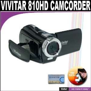  Vivitar DVR 810 HD 8.1MP Digital Camcorder (Black): Camera 
