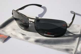 Pablo Zanetti Polarized Sunglasses Rectangle Smoke GNMT  